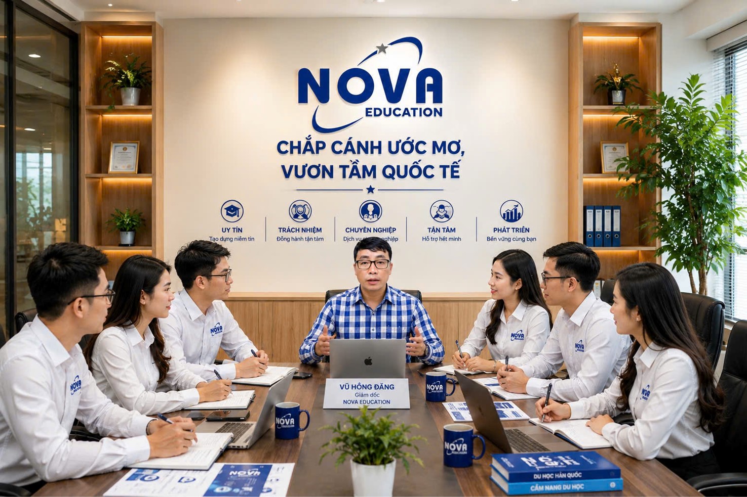 Đội ngũ Nova Education tư vấn du học Hàn Quốc
