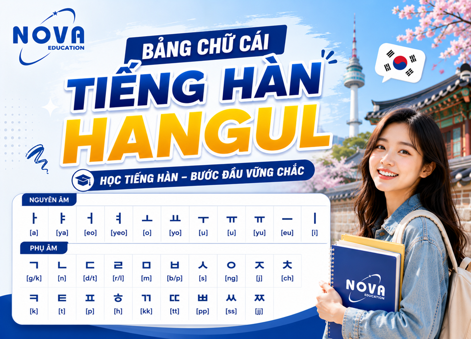 bang chu cai tieng han Hangul