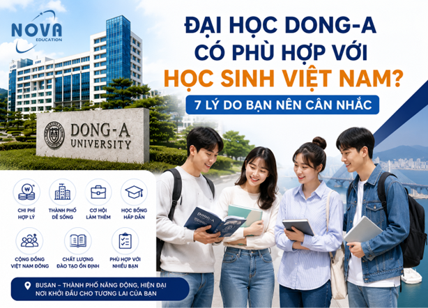 Đại học Dong-A có phù hợp với học sinh Việt Nam không?