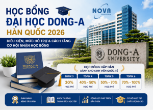 Học bổng Đại học Dong-A Hàn Quốc 2026