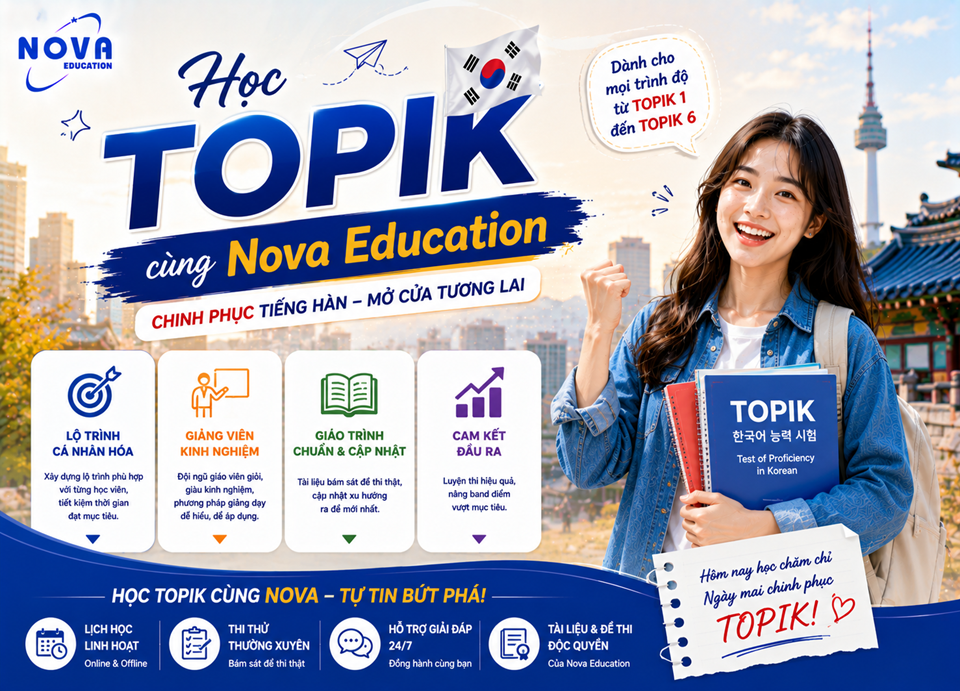 học topik cùng nova education