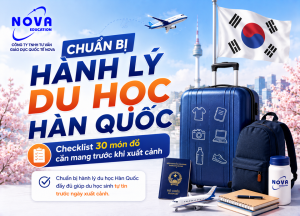 chuẩn bị hành lý du học Hàn Quốc
