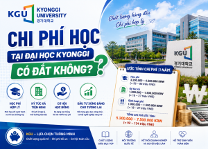 Chi phí học tại Đại học Kyonggi có đắt không?