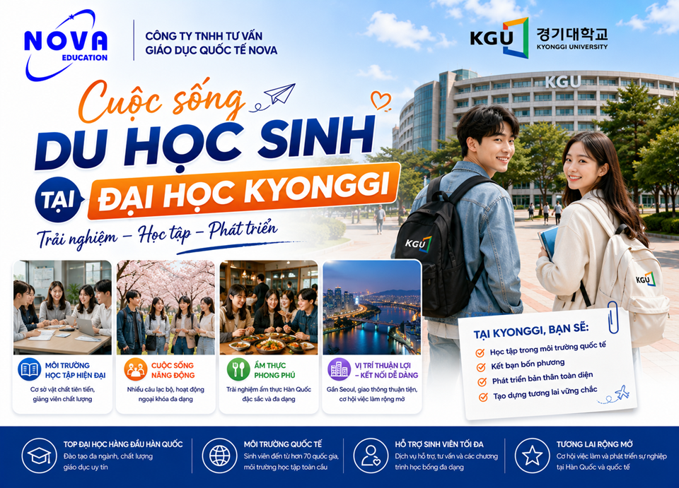 cuộc sống của du học sinh tại Đại học Kyonggi