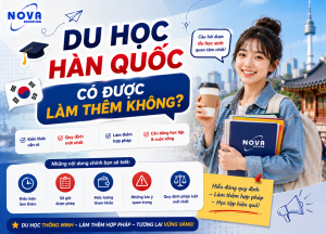 Du học hàn quốc có được làm thêm không