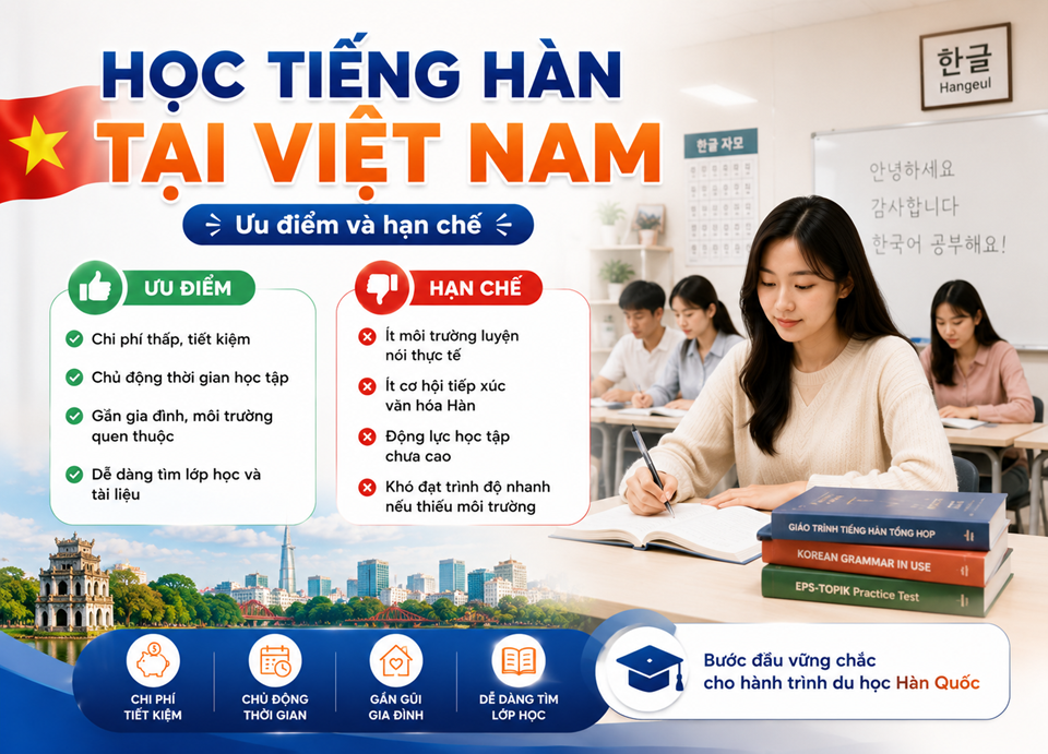 Học tiếng Hàn tại Việt Nam