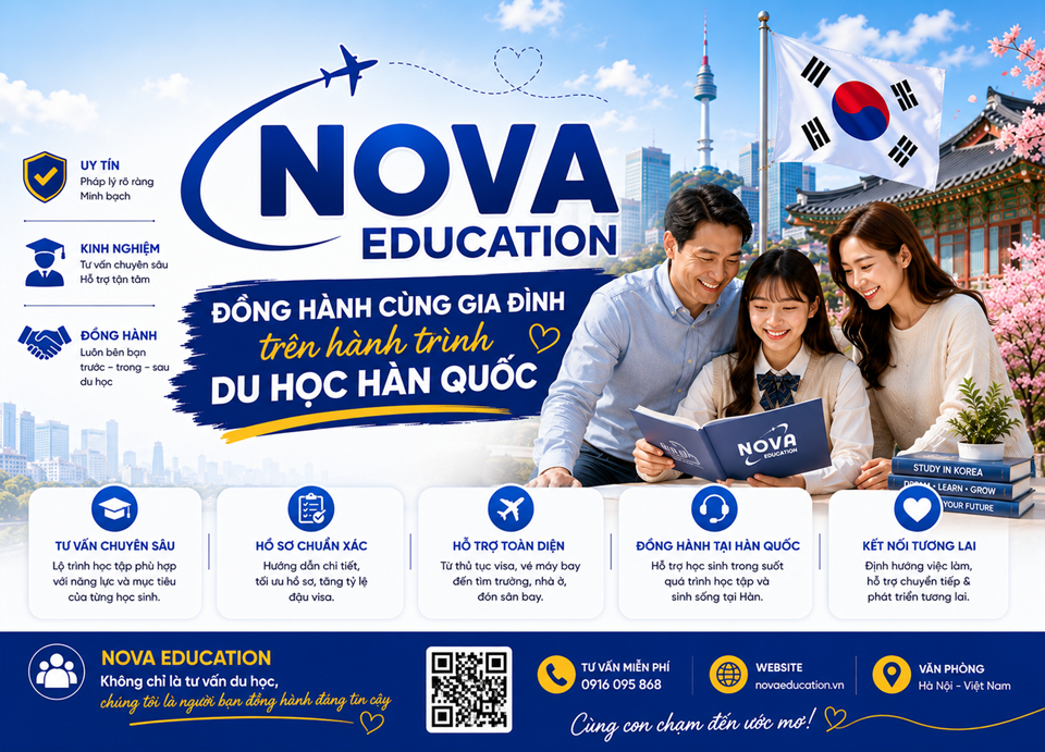 NOVA EDUCATION ĐỒNG HÀNH CÙNG HS